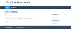 Desktop Screenshot of colorado-mtnvista.com